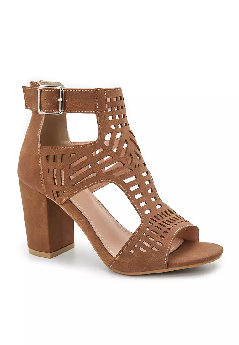 8CM Hollow Strap High Heel Sandals WTY1719-5