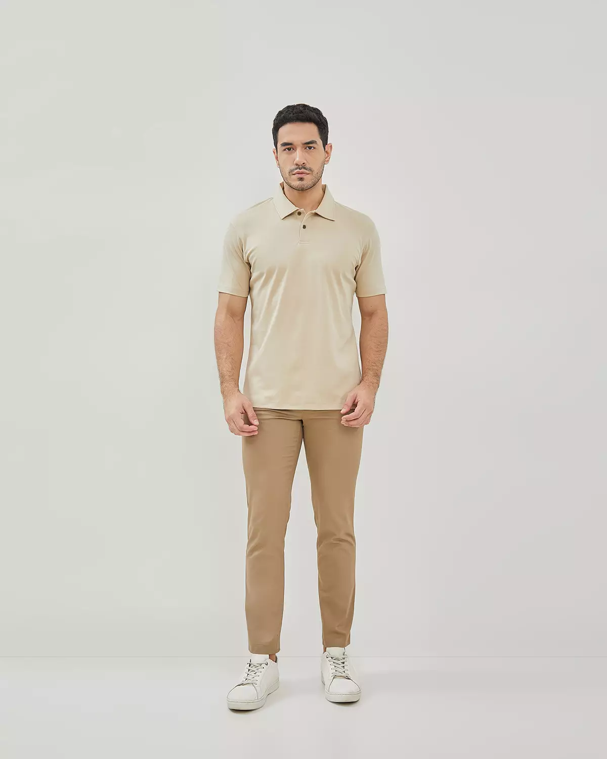 MEN'S CREAM POLO SHIRT
