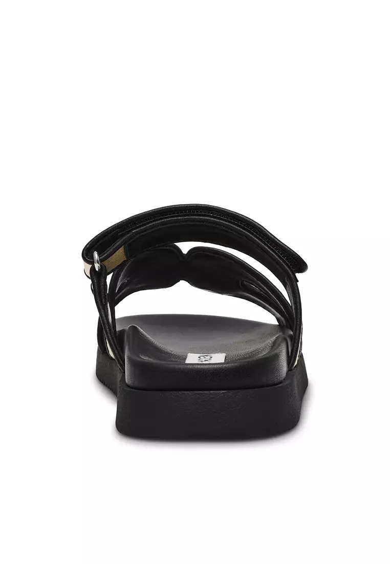 Buy Steve Madden MISSILE NAT BLACK RAFFIA SANDAL Online ZALORA