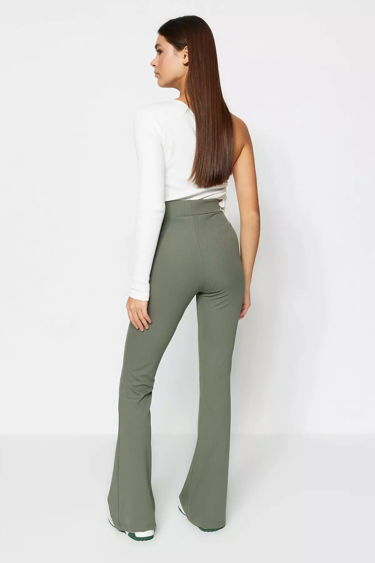 Rib Flare Pants