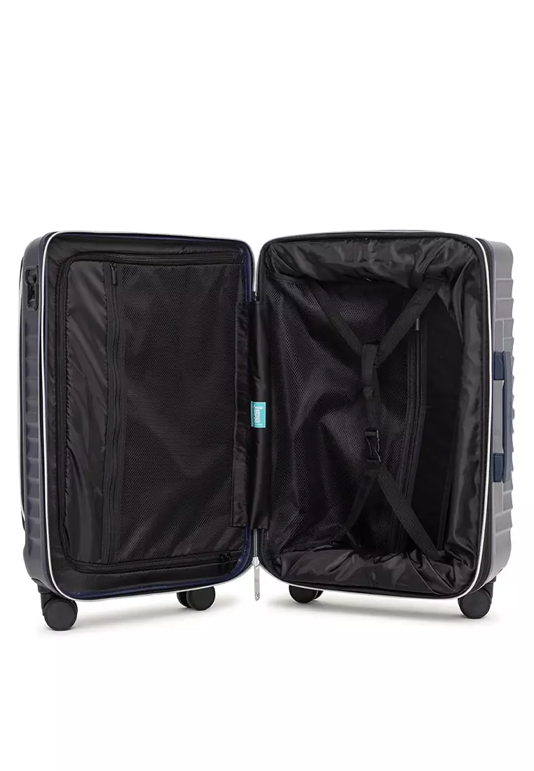 Malibu 5208-54 Navy (Zipper Type) - Medium - TSA Luggage