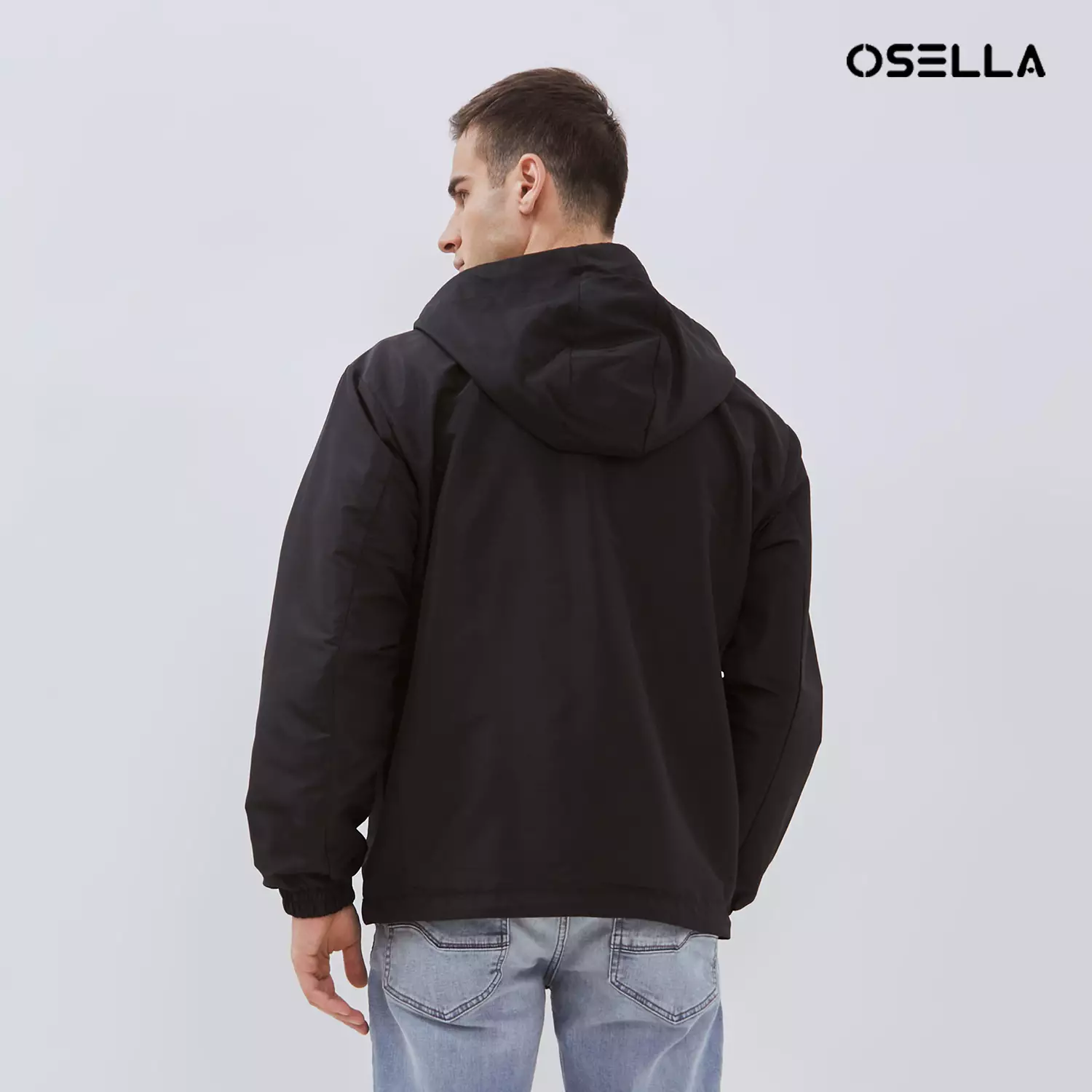 [NEW] Osella Rainer Water-Repellent Jacket In Black 1061400943 | Jaket Pria