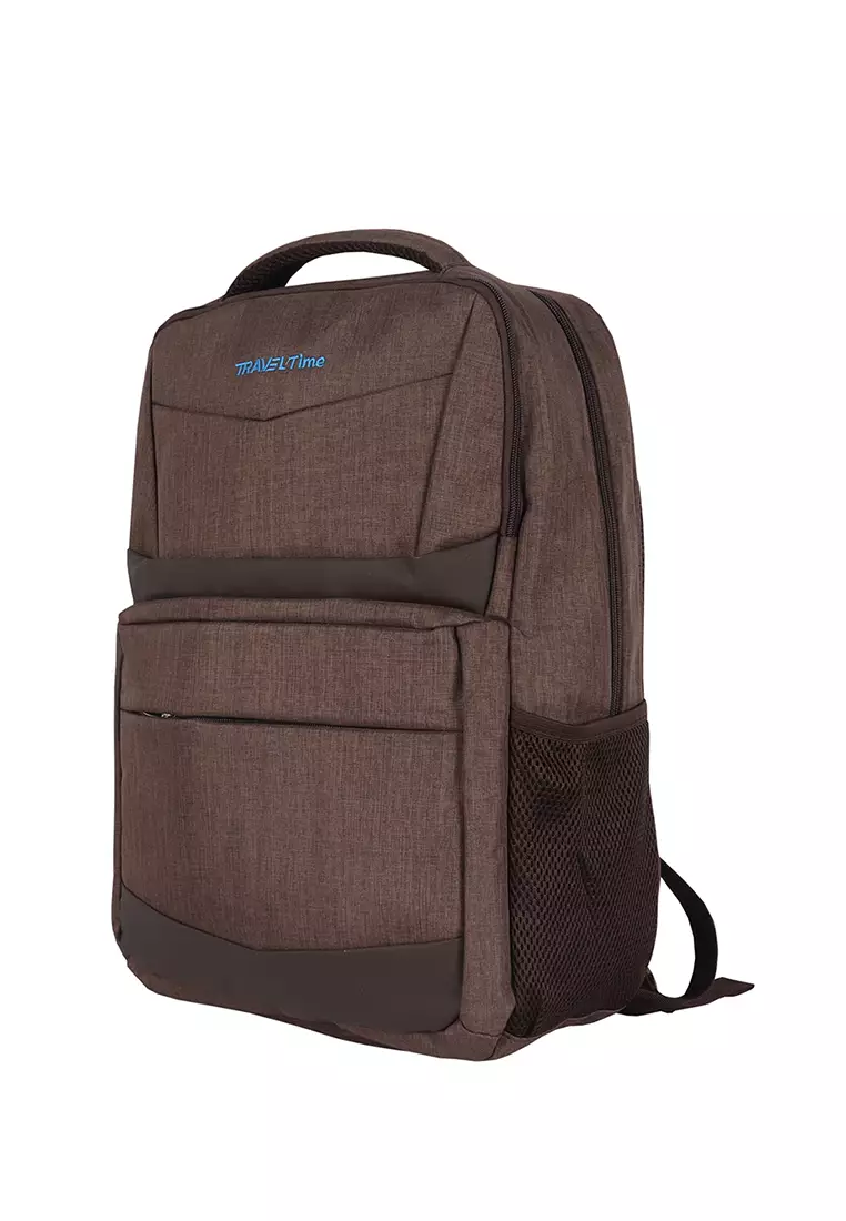 Traveltime Backpack 9358-06-Coffee