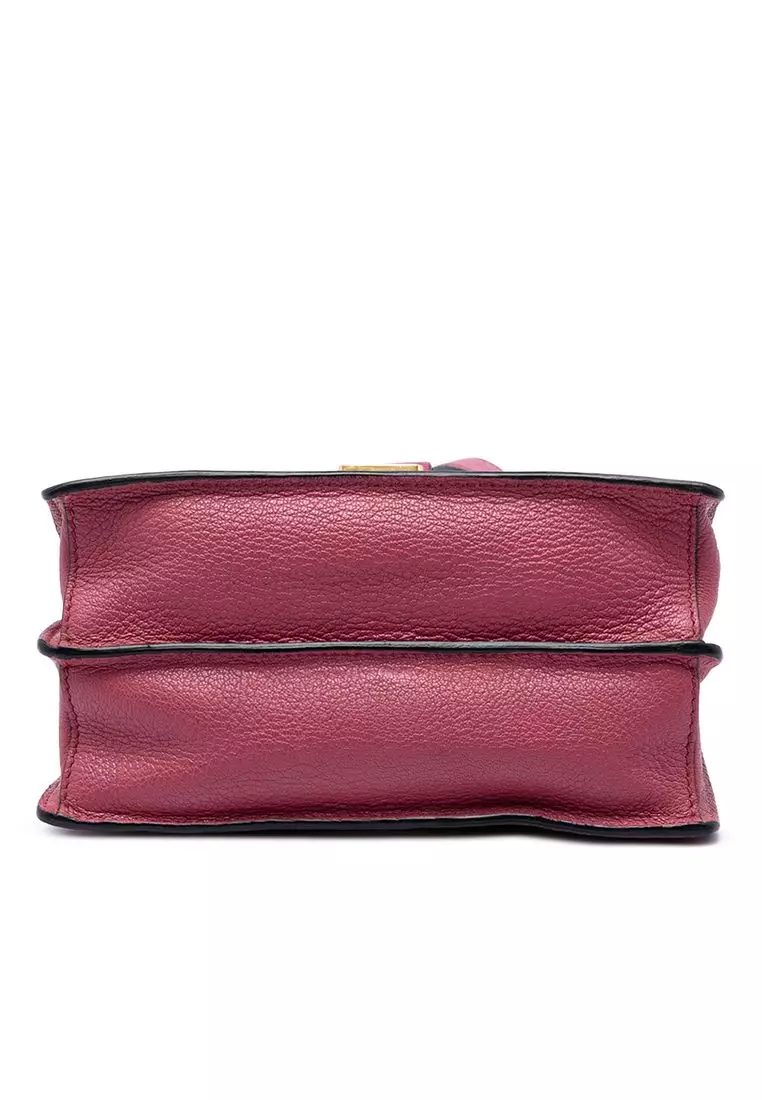 Pre-Loved Miu Miu Goatskin Madras Crossbody