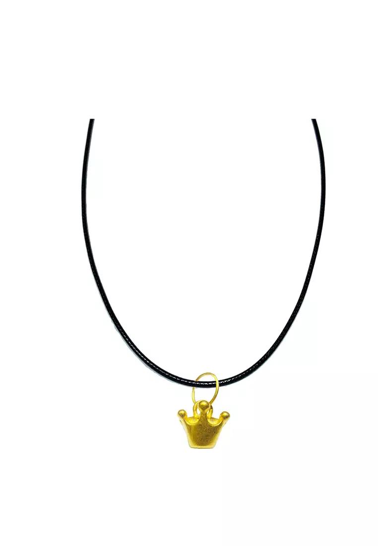 Chain with crown pendant sale