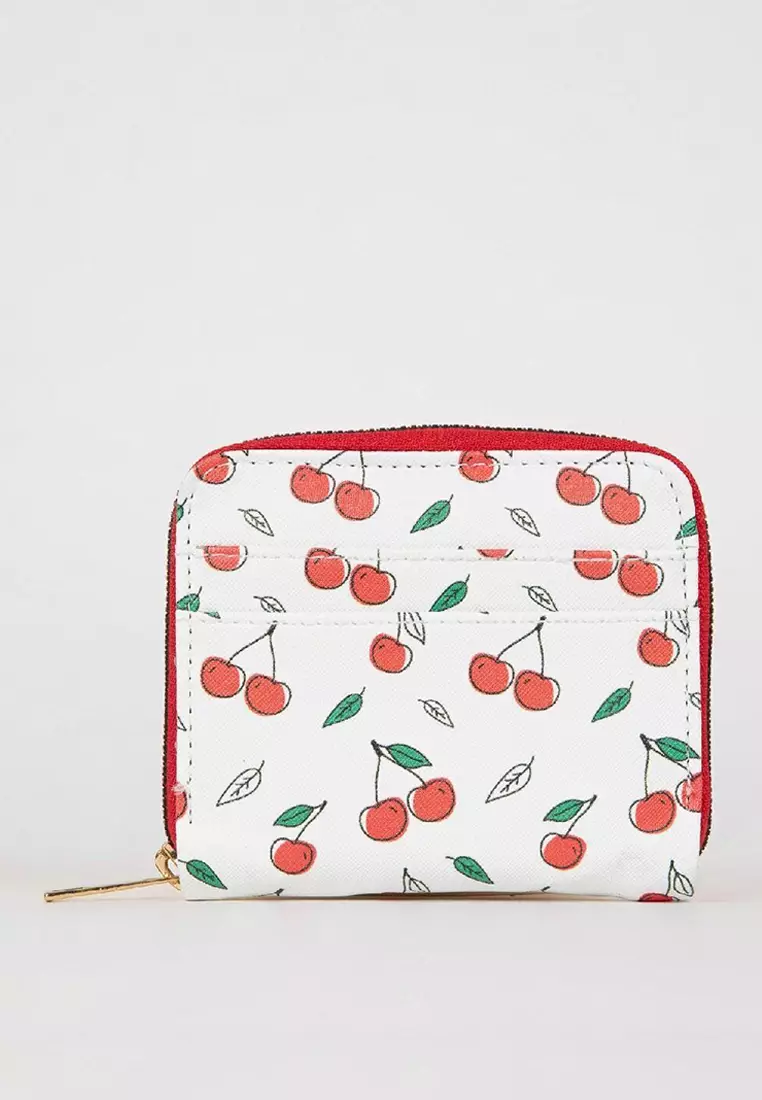 Printed Zip Around Wallet