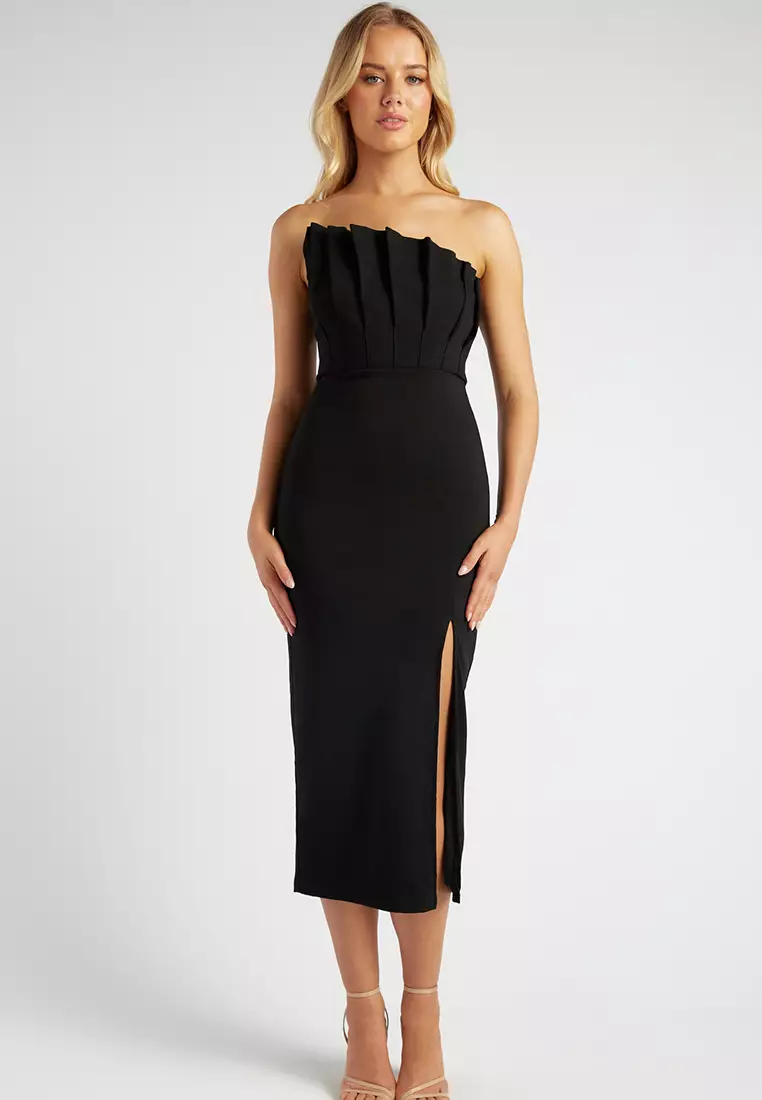 Buy Style State Pleated Bodice Detail Bodycon Dress 2025 Online