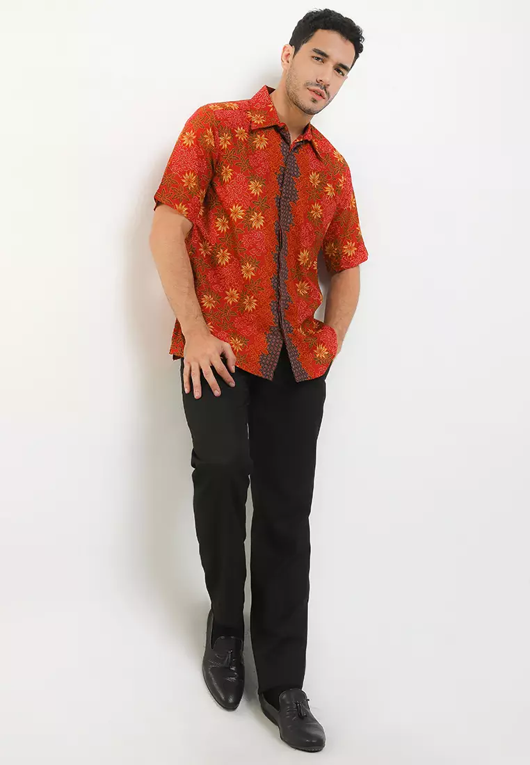 Hem Regular Fit Batik Kembang 5