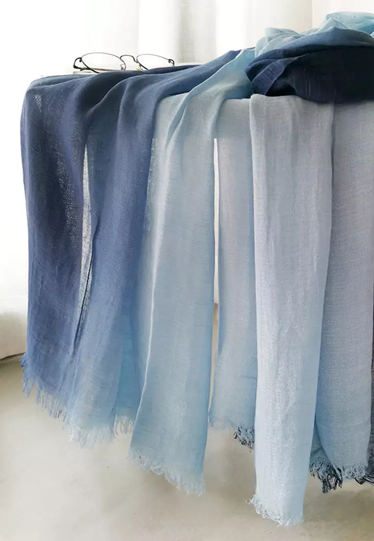 Cotton Yarn Mix Color Tie Dye Scarf JW JS-1100.a