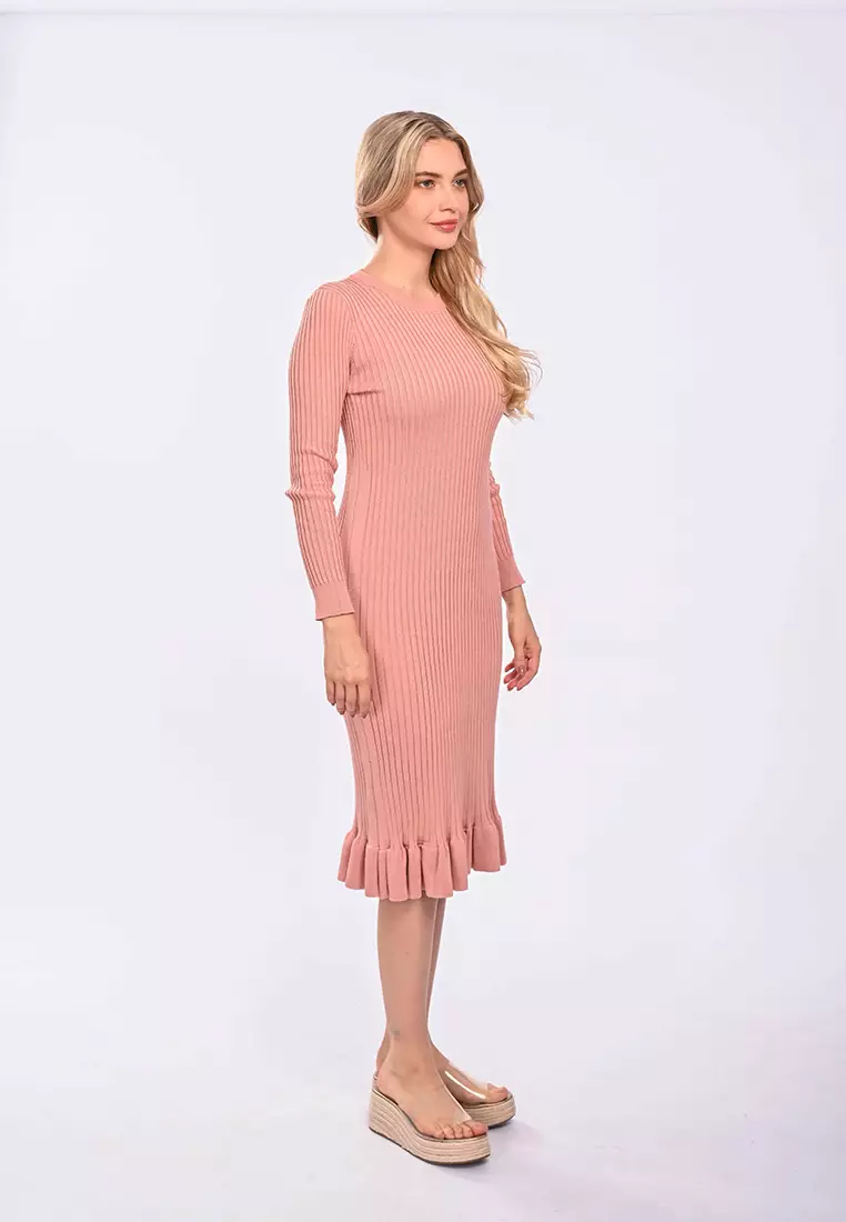 Buy East India Company East India Company Patsy - Machine Yarn Knit Long Dress  Online | ZALORA Malaysia