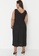 Trendyol black Plus Size Knit Midi Dress 45E43AADBE0C0FGS_2