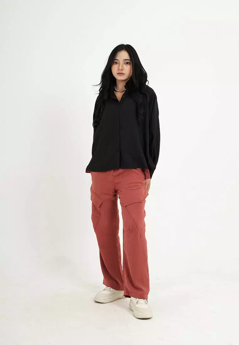 Greenlight Women's Basic Shirt Long Sleeve Loose Fit Namie 021124