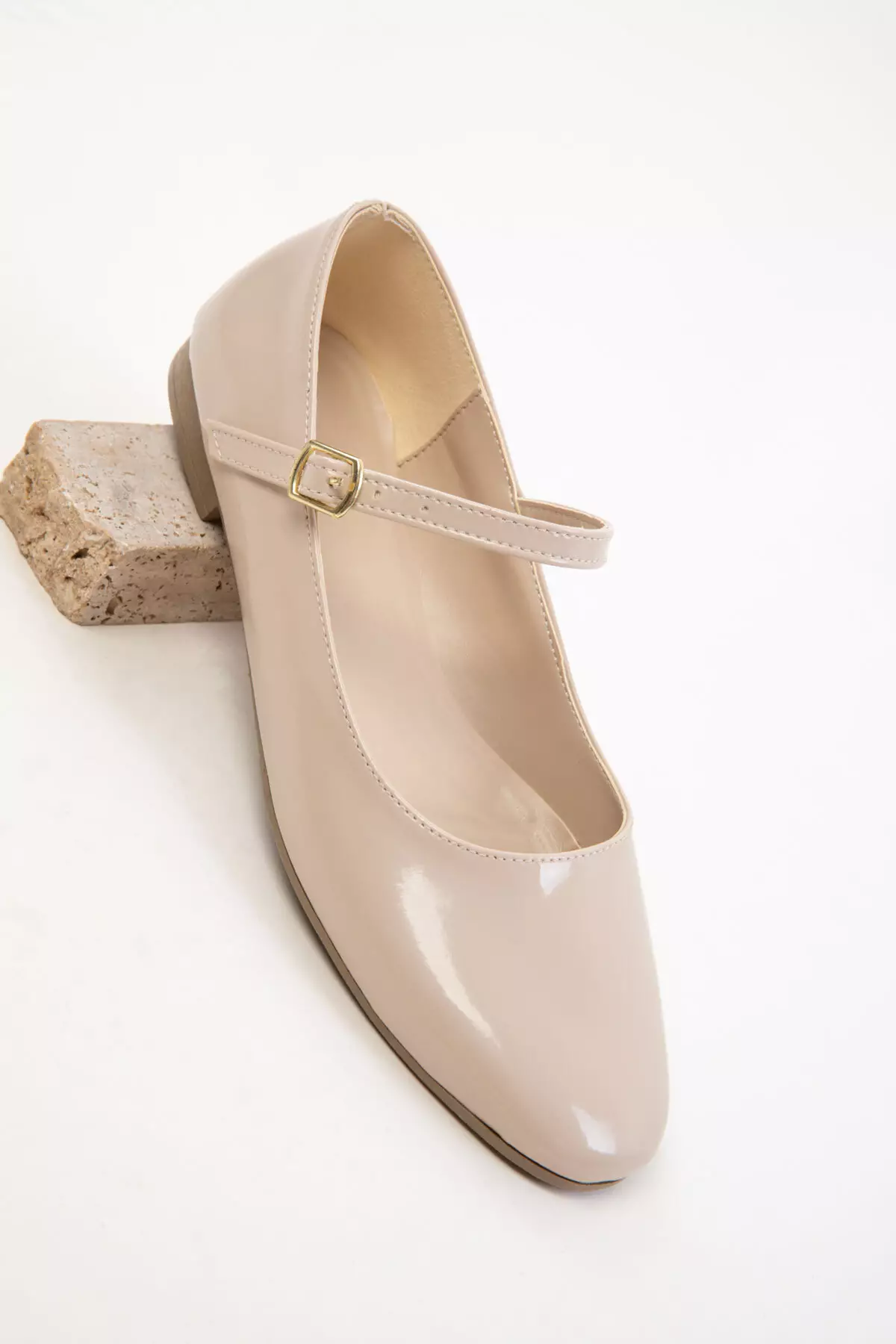 Skin Patent Leather-Skin Women's Ballerinas 18896