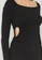 Hollister black Knit Short Dress 87EC2AA6BBC43DGS_2