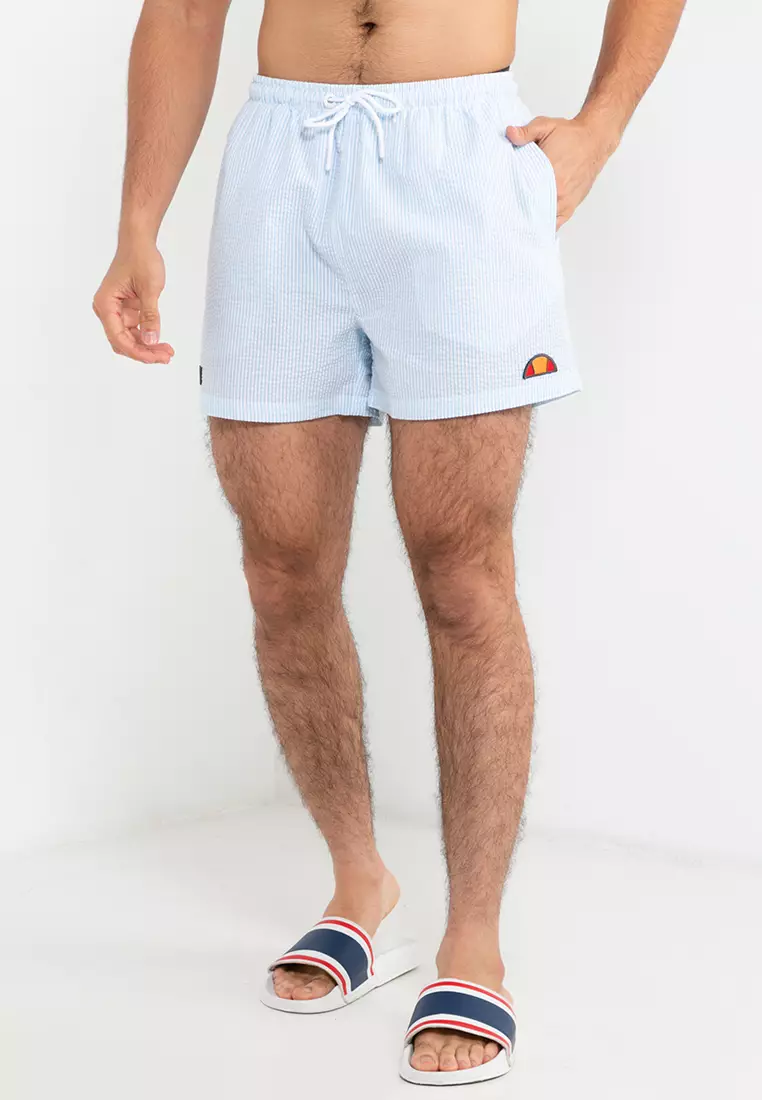 White lacoste clearance swim shorts