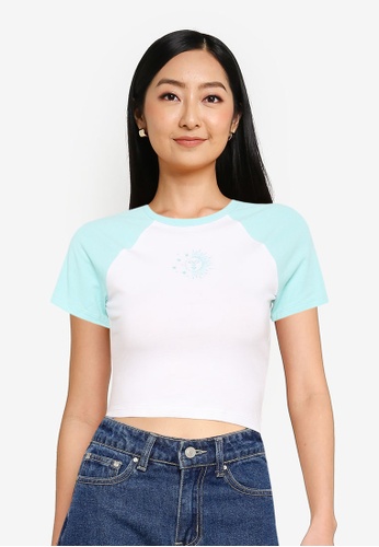 Buy Hollister Baseball Crop Baby Tee 2021 Online Zalora Singapore