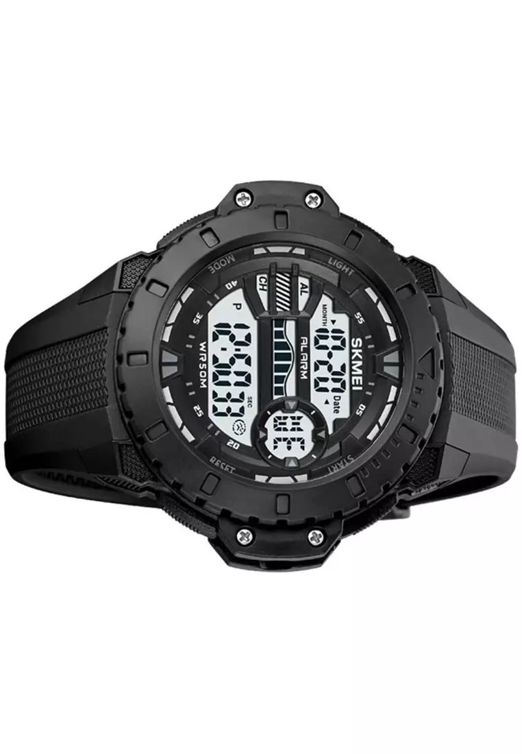 Jam Tangan Pria Digital Waterproof Many Function Strap Tali Material Silicone IR22 ORIGINAL