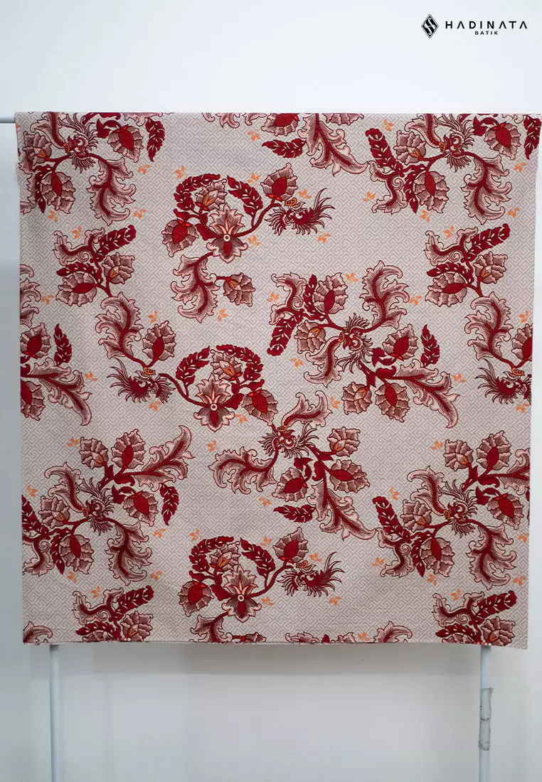 Hadinata Batik Premium Kain Katun Superfine Gracika Red