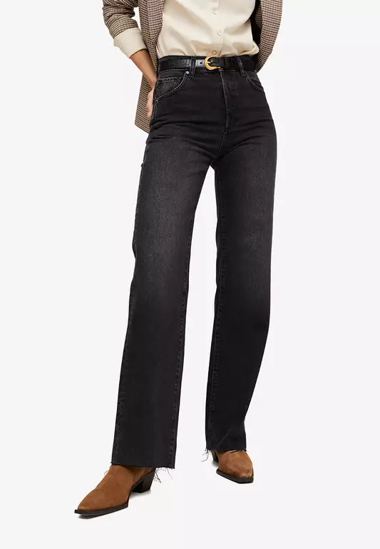 High-Waist Wideleg Jeans