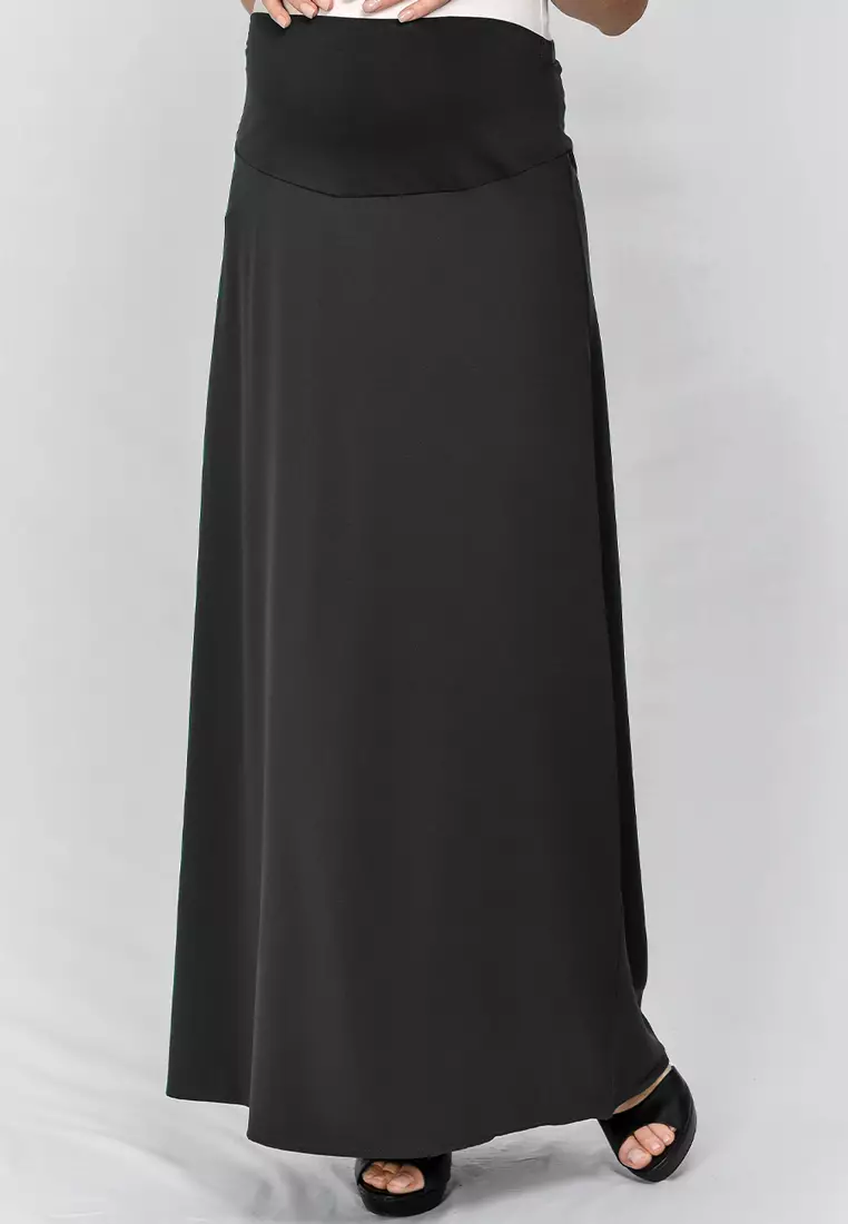 Black maxi skirt clearance maternity