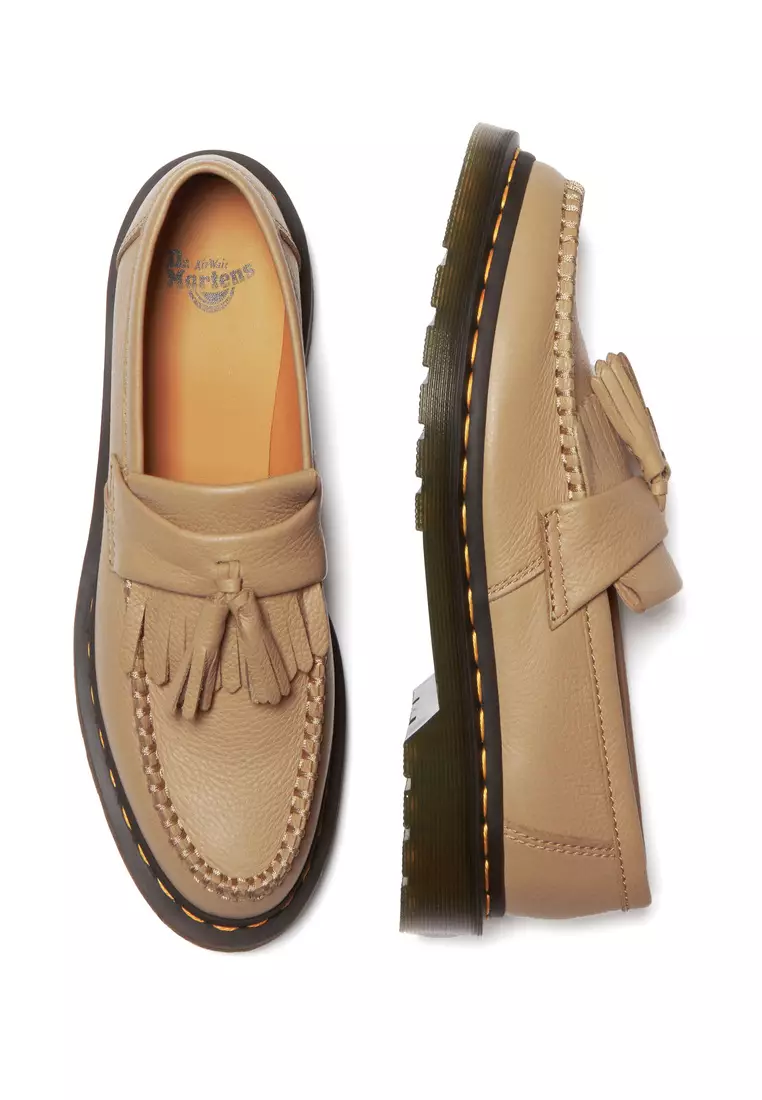 ADRIAN VIRGINIA LEATHER TASSEL LOAFERS