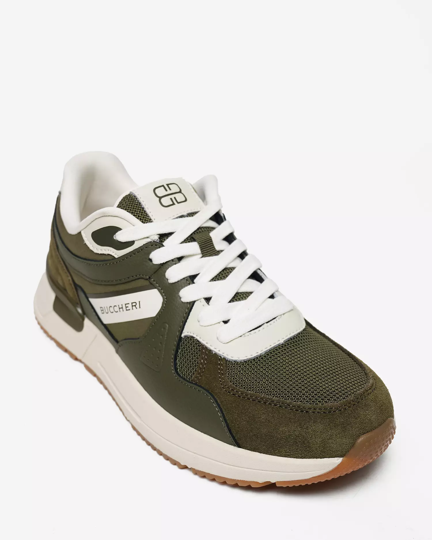 Buccheri Lacy Sneakers Men Khaki