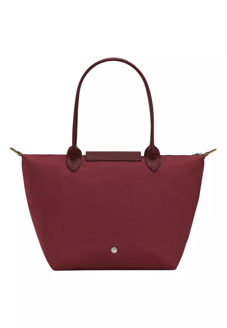 Longchamp Le Pliage Green M Tote Bag Pomegranate