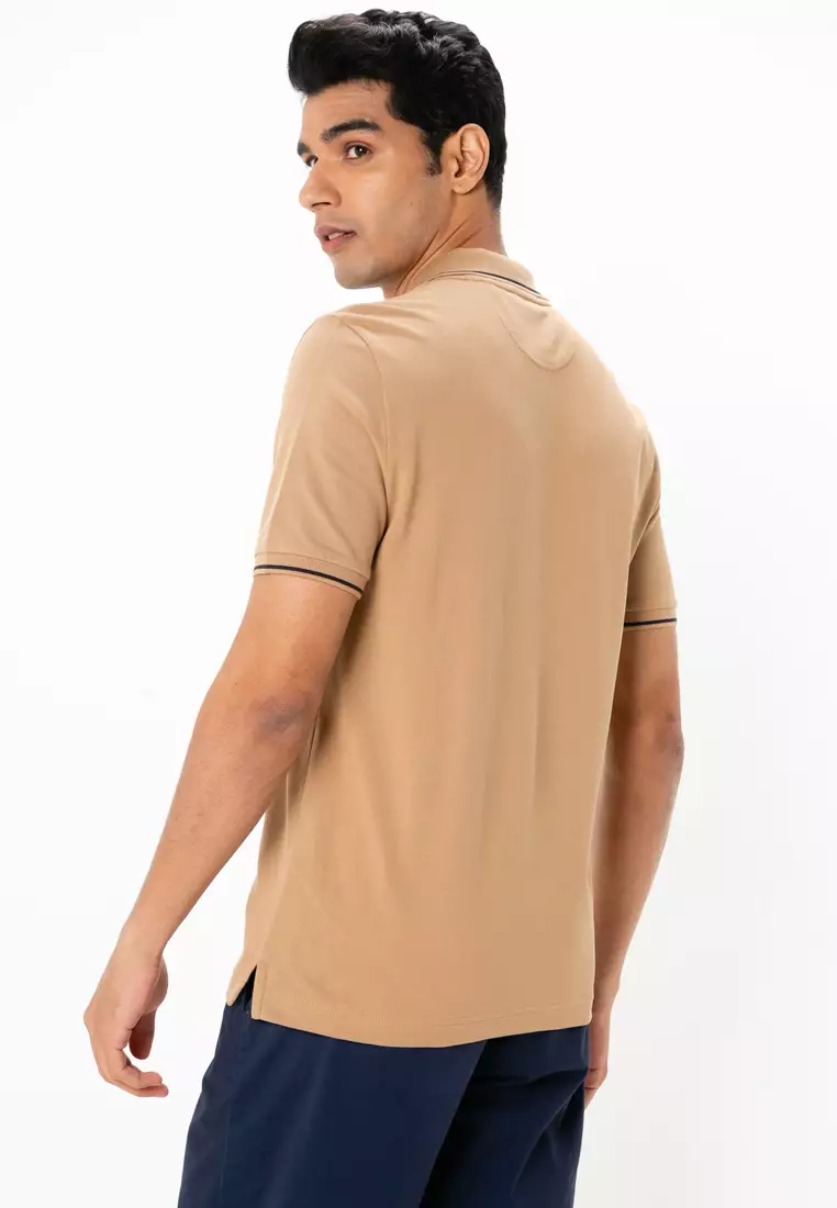 Tipped Piqué Polo Shirt