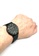 EGLANTINE black EGLANTINE® Paname 40mm Unisex IP Black Alloy case Quartz Watch, black dial on IP Black Steel Milanese Bracelet 6340EACA5ECE0BGS_4