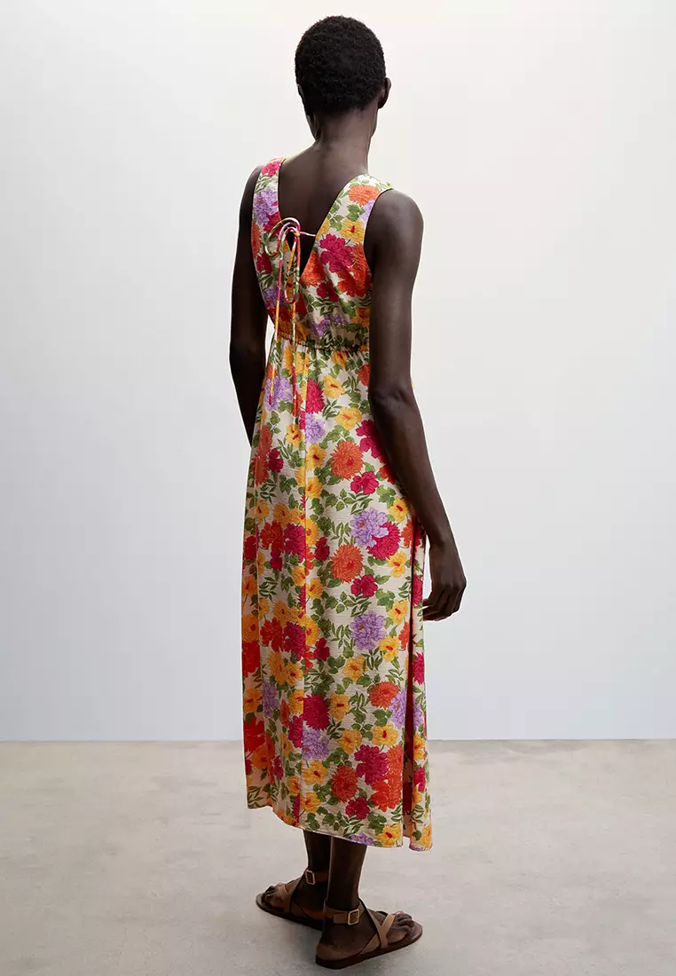 Midi Printed Dress