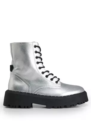 新品未使用　ZARA 2025年 FX FR CT 14 ZARA Metallic High Boots 2025 | Buy ZARA Online | ZALORA