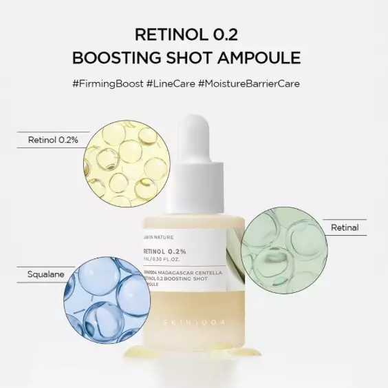 SKIN1004 Madagascar Centella Retinol 0.2 Boosting Shot Ampoule (30ml) 