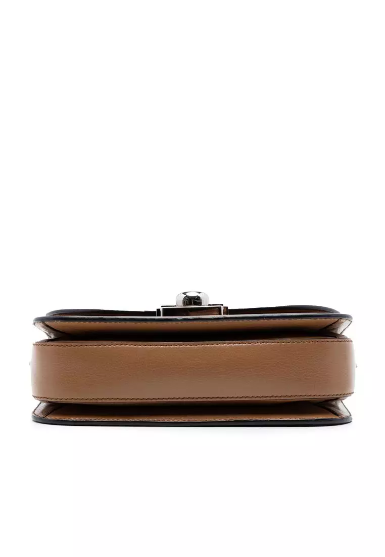 Pre-Loved Prada Glace Calf Arcade Crossbody