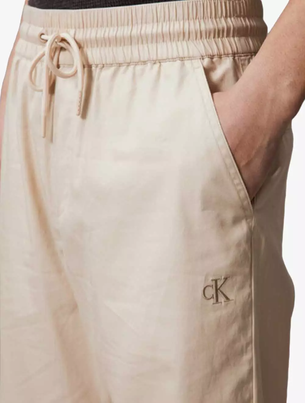 CALVIN KLEIN JEANS - 90S STRAIGHT DENIM PANTS - Beige - beige