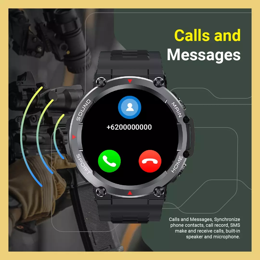 Jam Tangan Smartwatch Digitec GAMA Original Resmi