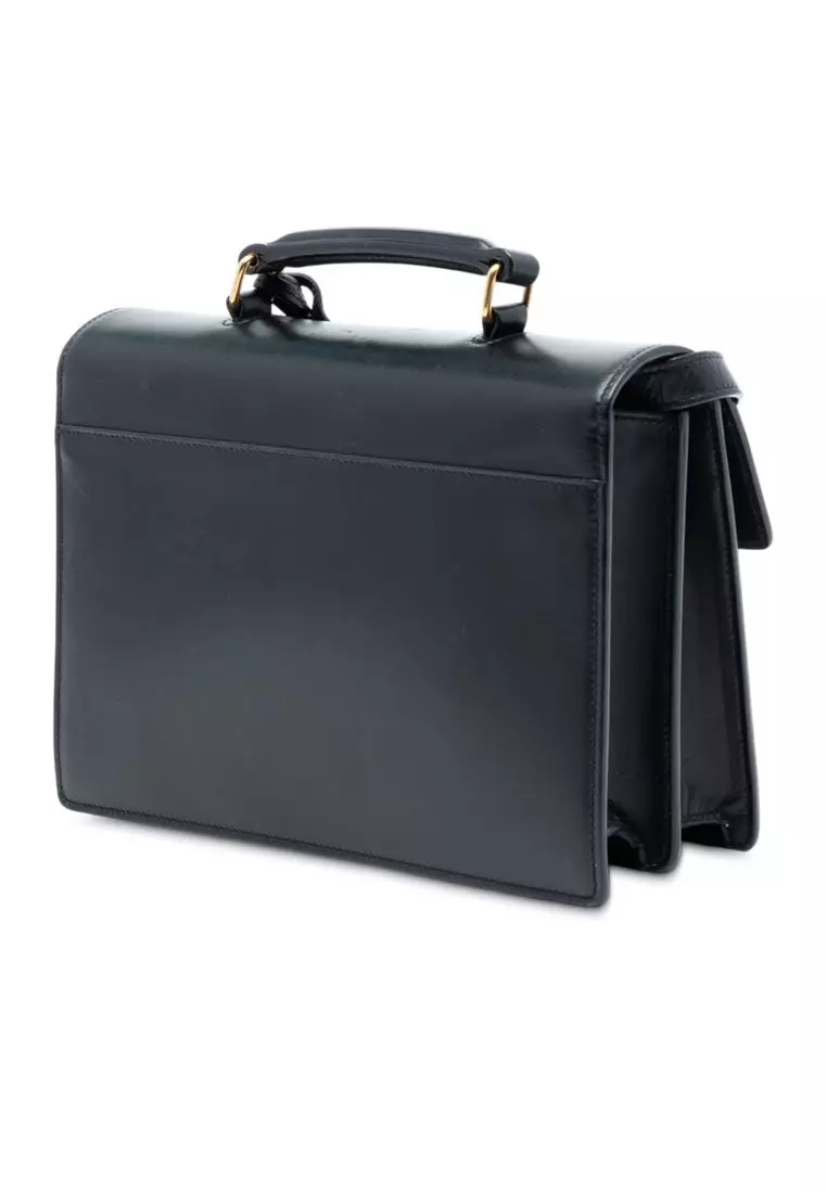 Pre-Loved Saint Laurent Medium Leather High School Satchel