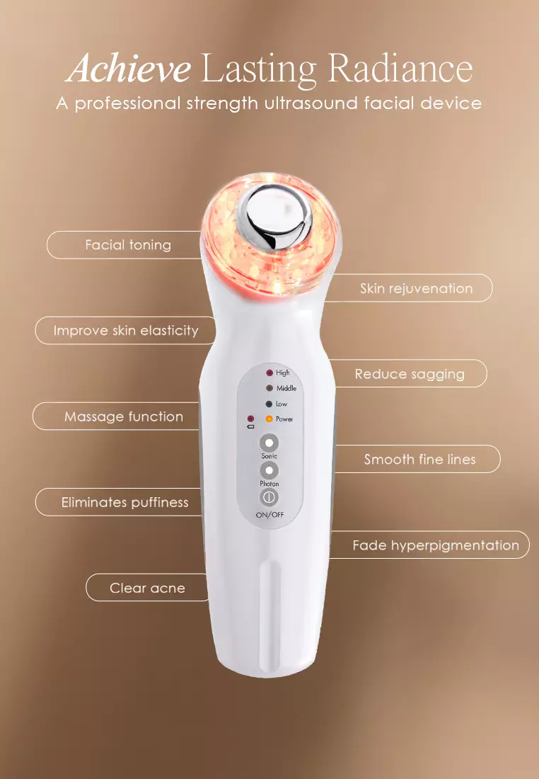 SkinSonic | LED Ultrasonic Wand