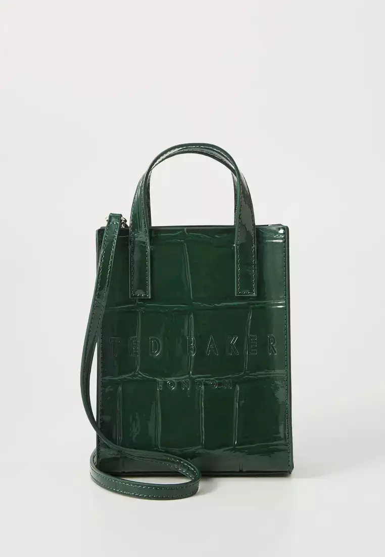 新品　未使用　Ted baker TED BAKER(テッドベイカー) / ショルダーバッグ/レザー/BLK/無地