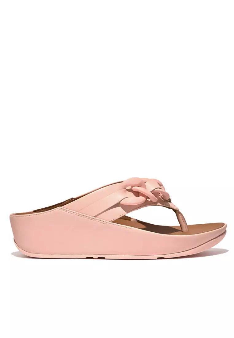 Pink toe post 2025 sandals