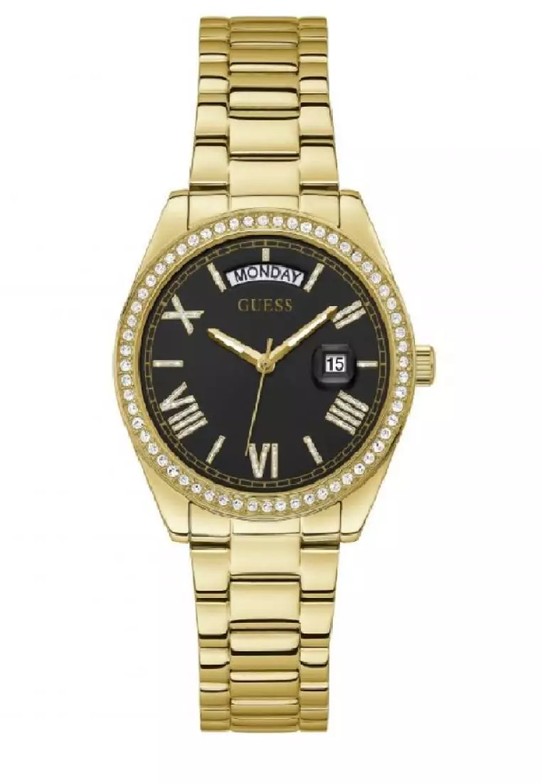 Gold plated hotsell guess watch