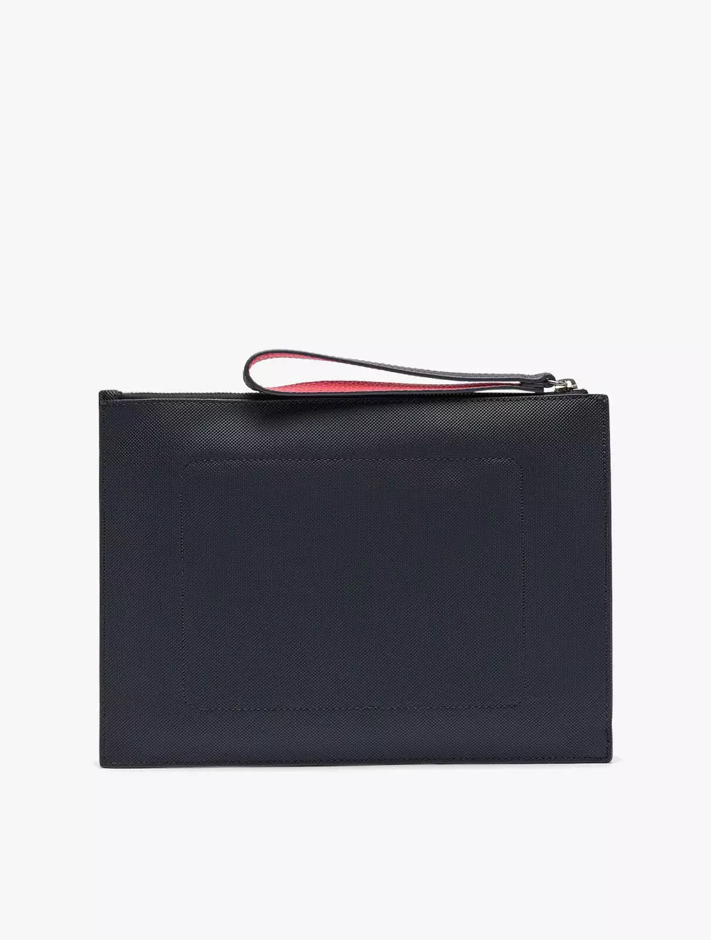 Anna Coated Piqué Canvas Pouch - Blue