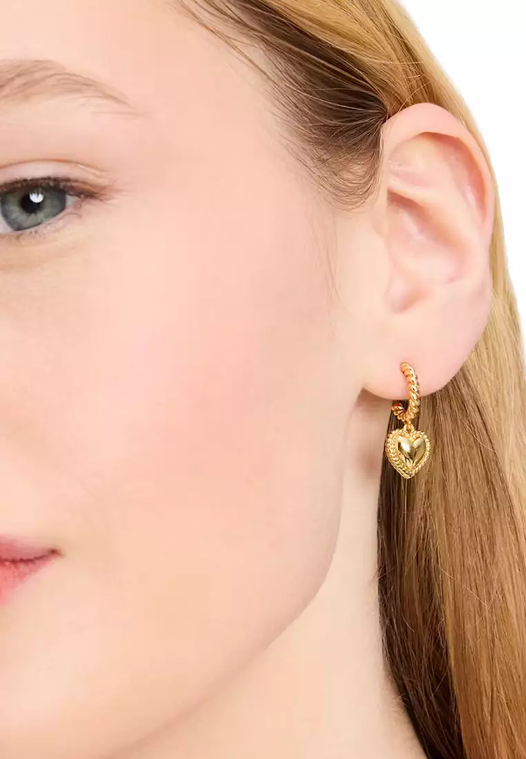 Golden Hour Huggies Earrings - Gold KG277