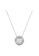 Her Jewellery Saffron Pendant (Blue, White Gold) - Made with Swarovski Crystals 09BC3AC27388E7GS_3