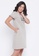 Clovia grey Clovia Donut Text Short Night Dress in Light Grey - 100% Cotton 52067AAB5373E7GS_4