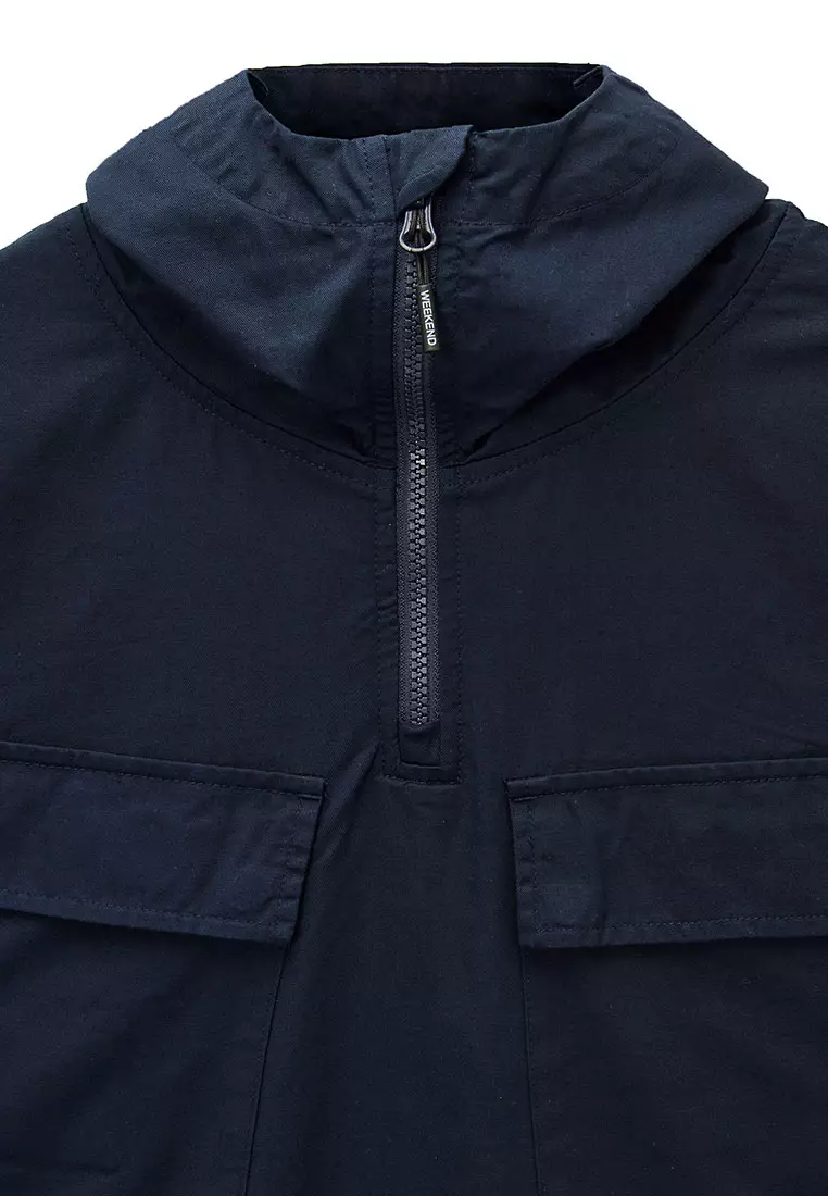 MENS NAVY RAMONE COTTON SNIPER SMOCK