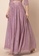 Indya pink Foil Gathered Maxi Skirt F40AEAA9CDF701GS_3