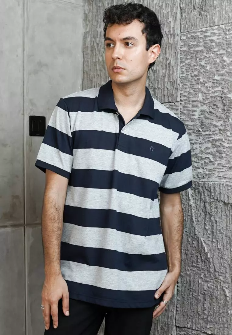 MATSUDA Kaos Polo Shirt Pria Kerah Echizen