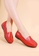 Twenty Eight Shoes 紅色 VANSA 舒適皮革休閒鞋 VSW-C1006 3454FSH597513CGS_8