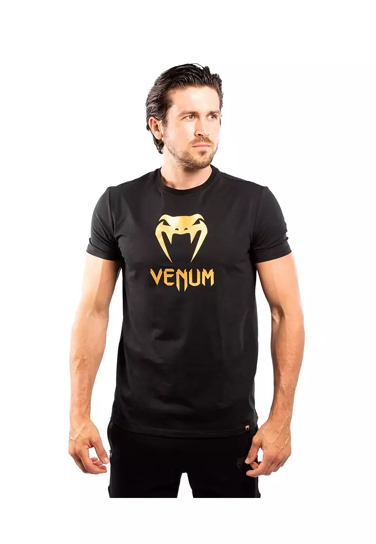 Venum Classic Cotton T-shirt - Black/Gold