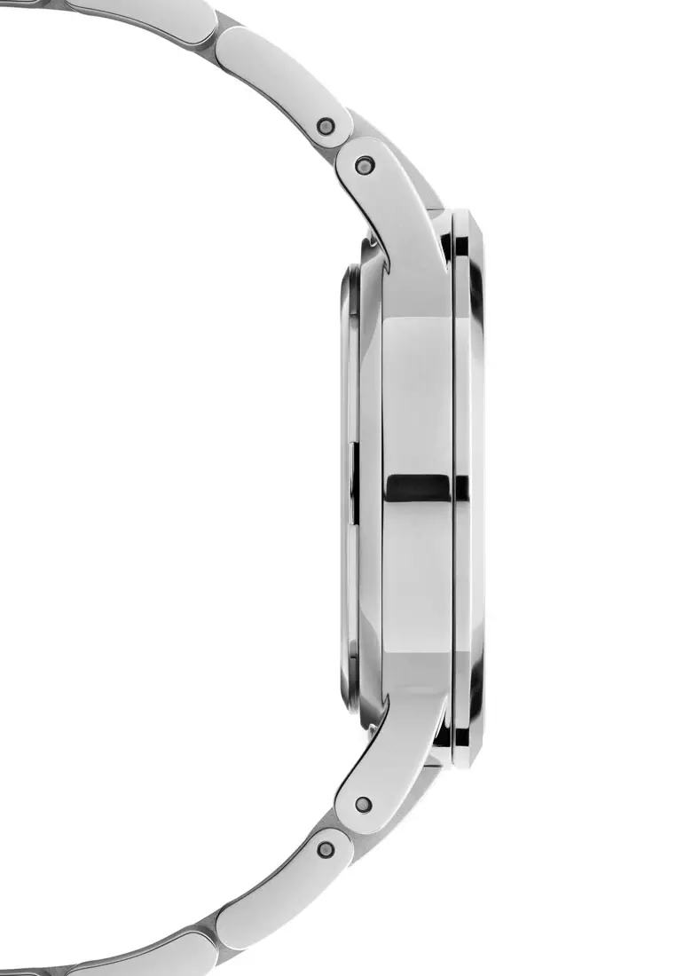 Iconic Link White Dial 40mm Men's Stainless Steel Watch with Link Strap - Sliver - 男士手錶 男錶 Watch for men - 丹尼爾惠靈頓DW OFFICIAL